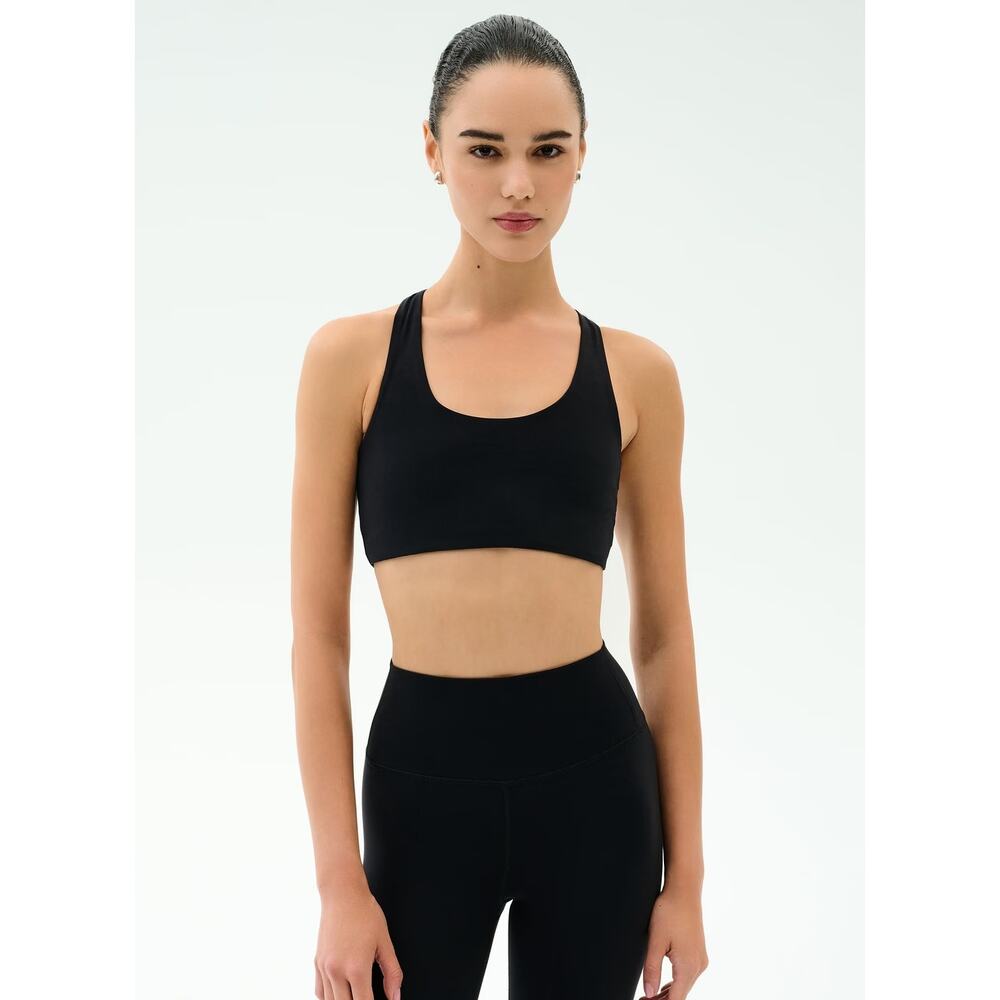 Splits59 Sara Airweight Sports Bra Black Size XS LIKE NEW | Retail $88